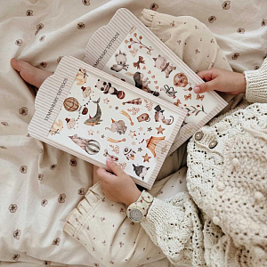 Набор временных татуировок Mrs. Ertha "Flamingo", 25 шт, фламинго и друзья